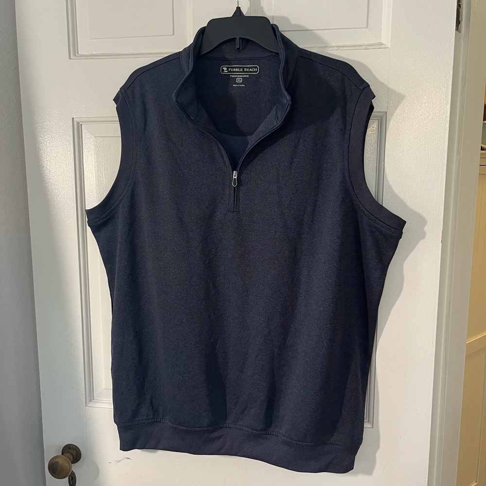 Pebble Beach 3/4 zip vest